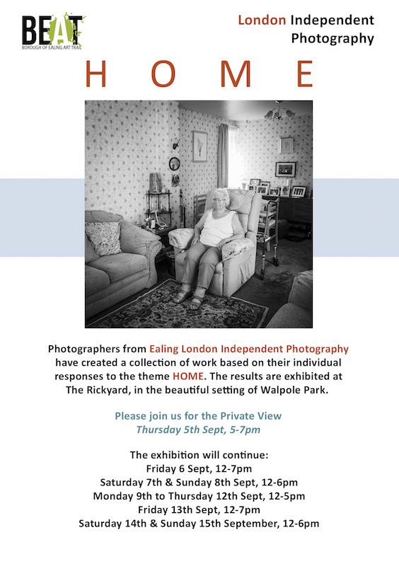 Ealing LIP photo exhibition flyer