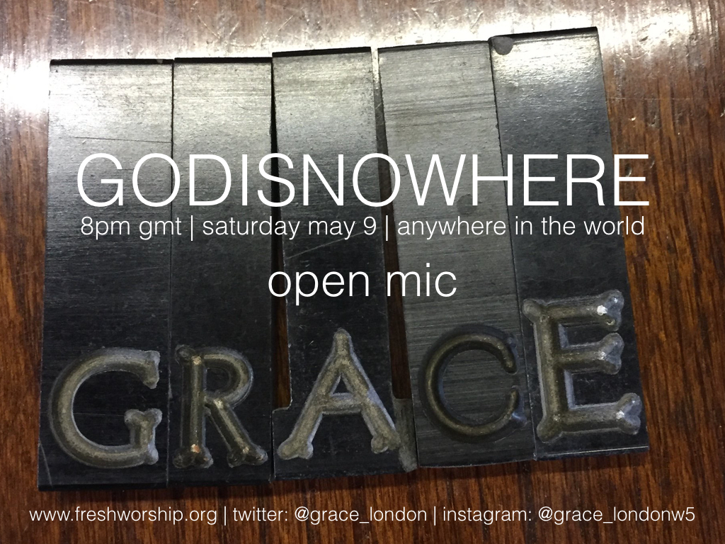 Grace GODISNOWHERE flyer