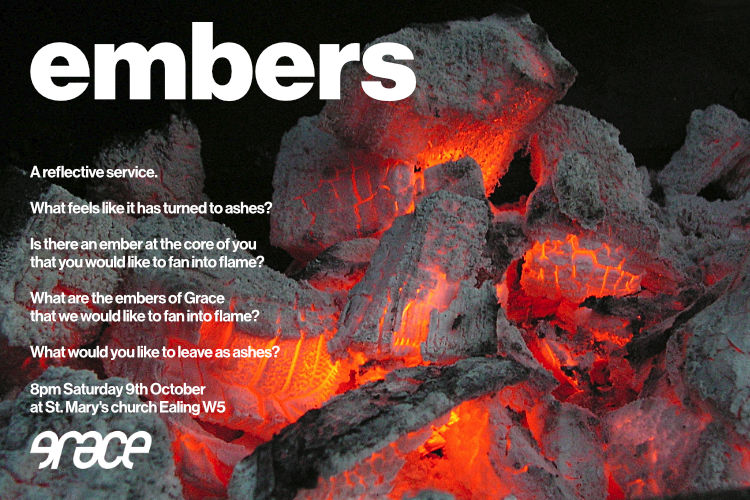 Grace October 2021 Embers flyer