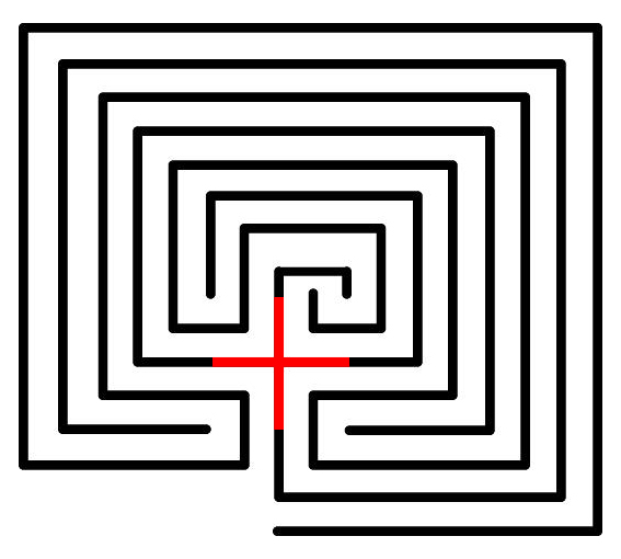 labyrinth design for 'i am the way' november 2000